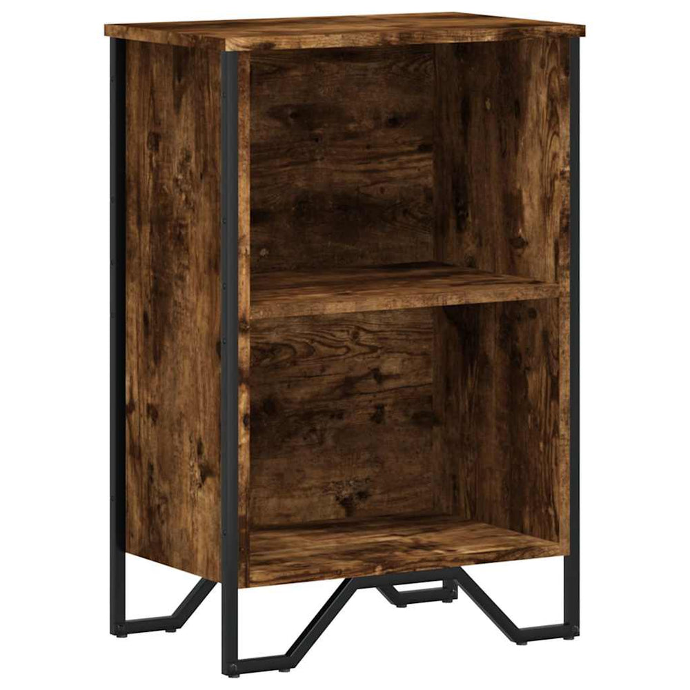 Bücherregal Räuchereiche Holz 50x74,5 cm