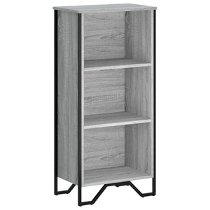 Bücherregal Grau Sonoma 50x31x106 cm