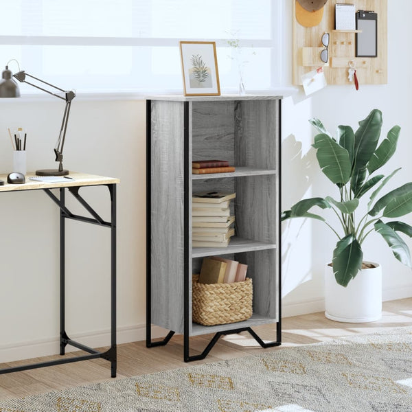 Bücherregal Grau Sonoma 50x31x106 cm