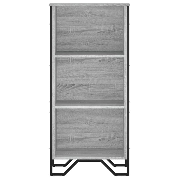 Bücherregal Grau Sonoma 50x31x106 cm