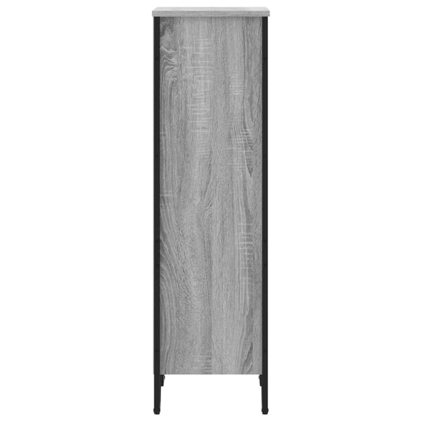 Bücherregal Grau Sonoma 50x31x106 cm