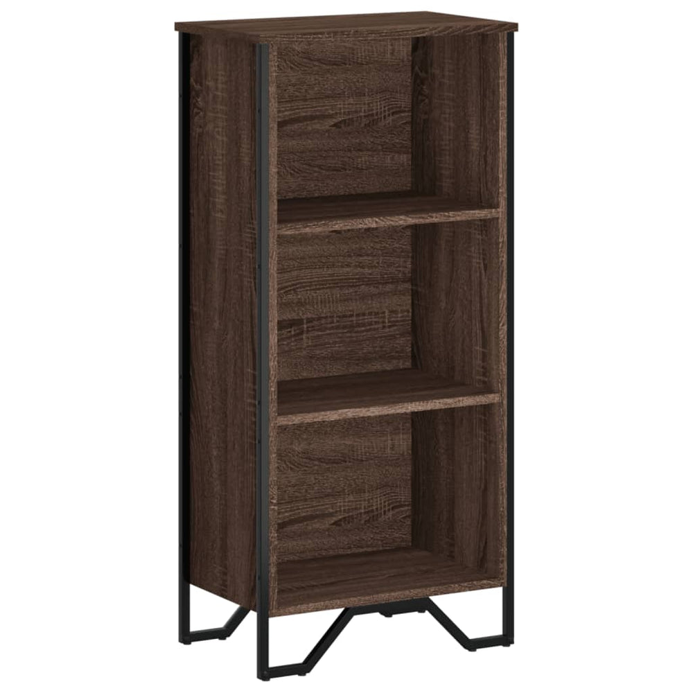 Bücherregal Braun Eichenoptik 50x31x106 cm