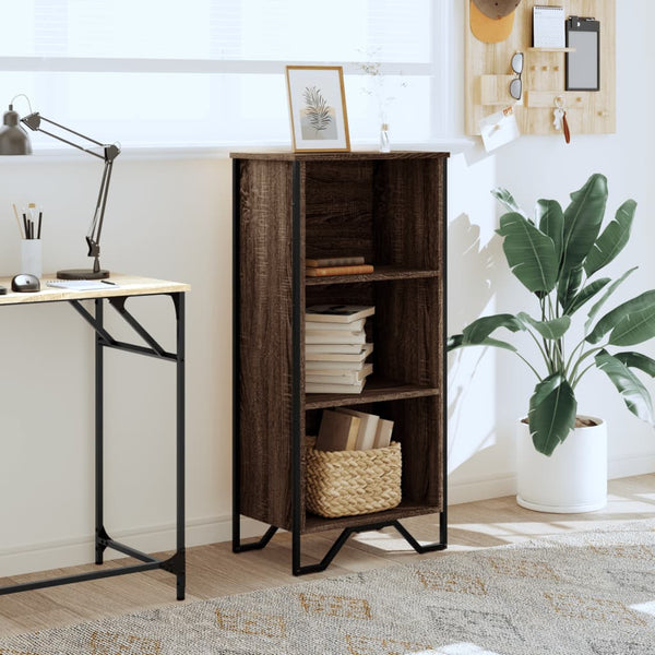 Bücherregal Braun Eichenoptik 50x31x106 cm