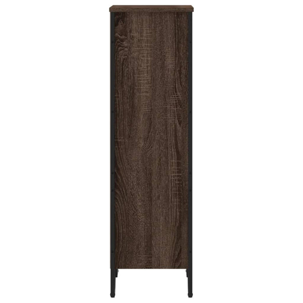 Bücherregal Braun Eichenoptik 50x31x106 cm