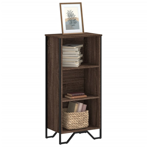Bücherregal Braun Eichenoptik 50x31x106 cm