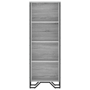 Bücherregal Grau Sonoma 50x31x137,5 cm