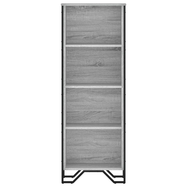 Bücherregal Grau Sonoma 50x31x137,5 cm