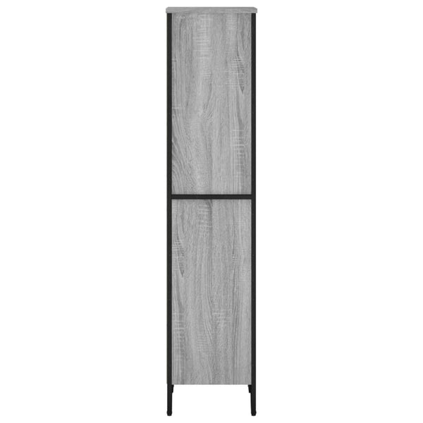 Bücherregal Grau Sonoma 50x31x137,5 cm