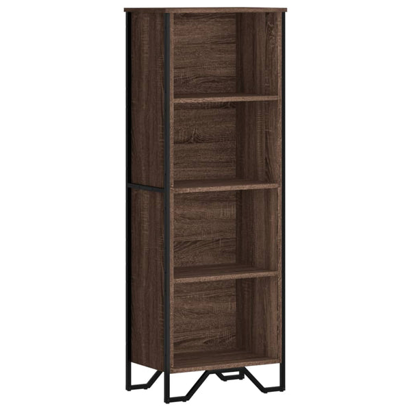 Bücherregal Braun Eichenoptik 137,5 cm
