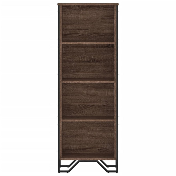 Bücherregal Braun Eichenoptik 137,5 cm