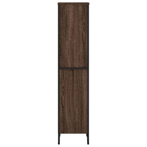 Bücherregal Braun Eichenoptik 137,5 cm