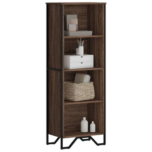 Bücherregal Braun Eichenoptik 137,5 cm