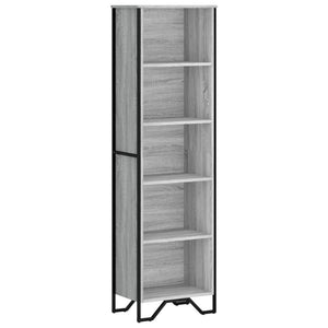 Bücherregal Grau Sonoma 50x31x169 cm