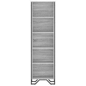 Bücherregal Grau Sonoma 50x31x169 cm