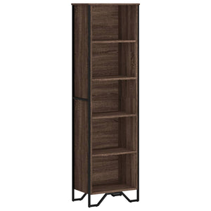 Bücherregal Braun Eichen-Optik, 169 cm hoch