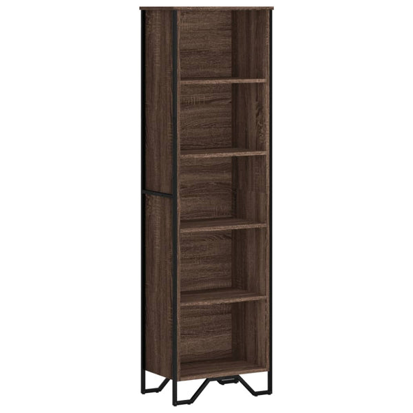 Bücherregal Braun Eichen-Optik, 169 cm hoch