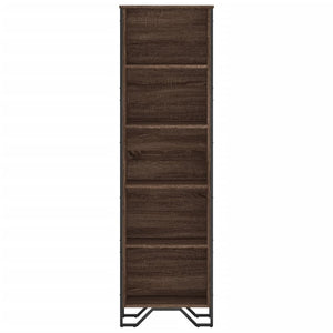 Bücherregal Braun Eichen-Optik, 169 cm hoch