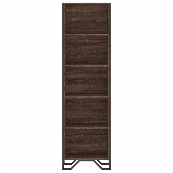 Bücherregal Braun Eichen-Optik, 169 cm hoch