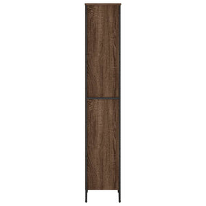 Bücherregal Braun Eichen-Optik, 169 cm hoch