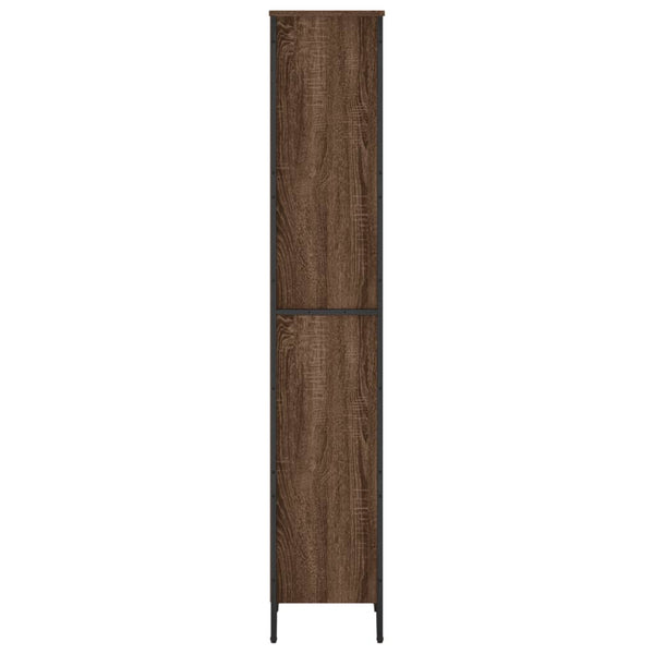 Bücherregal Braun Eichen-Optik, 169 cm hoch