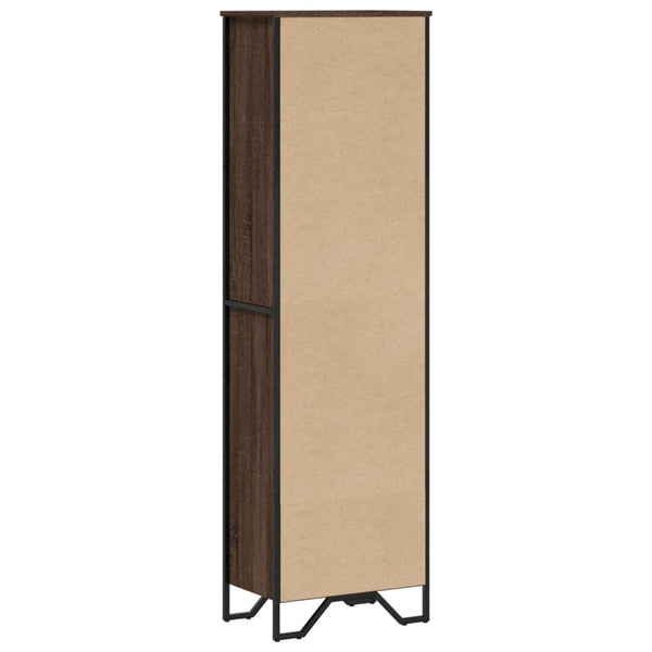 Bücherregal Braun Eichen-Optik, 169 cm hoch