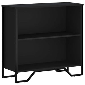 Schwarzes Bücherregal 80 cm
