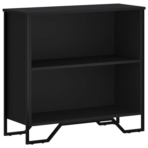Schwarzes Bücherregal 80 cm