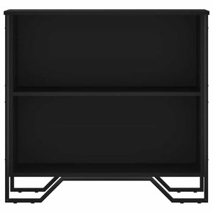 Schwarzes Bücherregal 80 cm