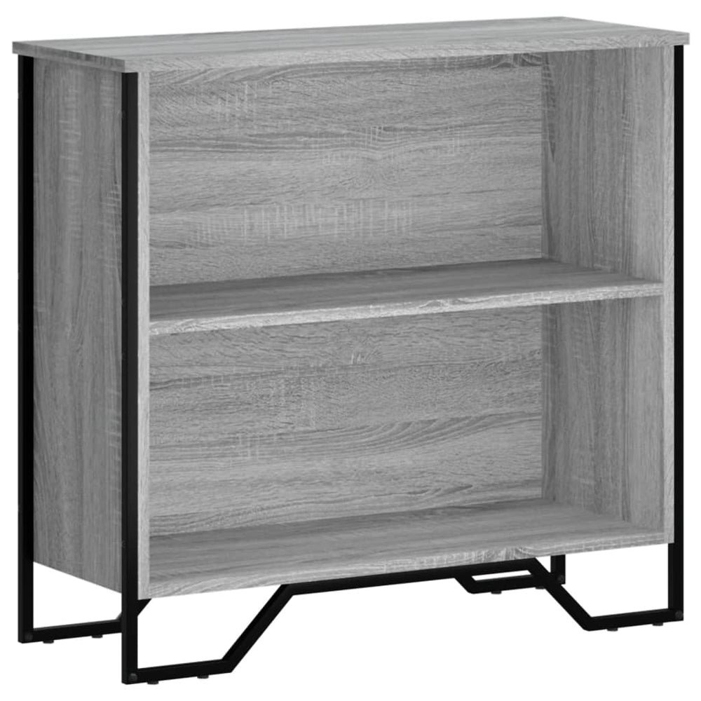 vidaXL Sonoma Grey Bookcase 80x31x74.5 cm Engineered Wood