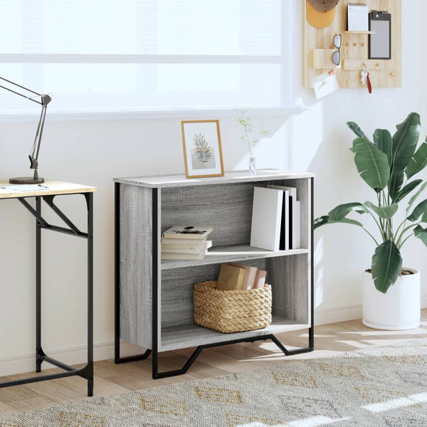 Bücherregal Grau Sonoma 80 cm