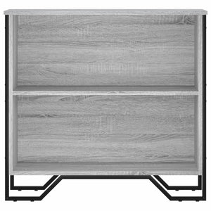 Bücherregal Grau Sonoma 80 cm