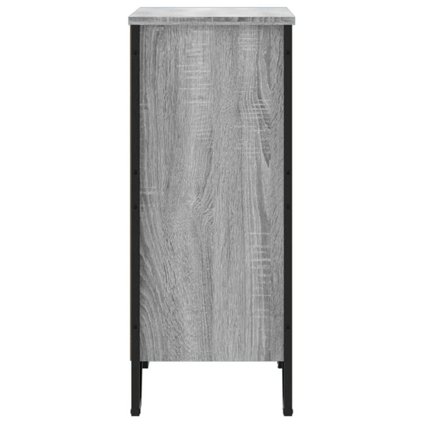 Bücherregal Grau Sonoma 80 cm