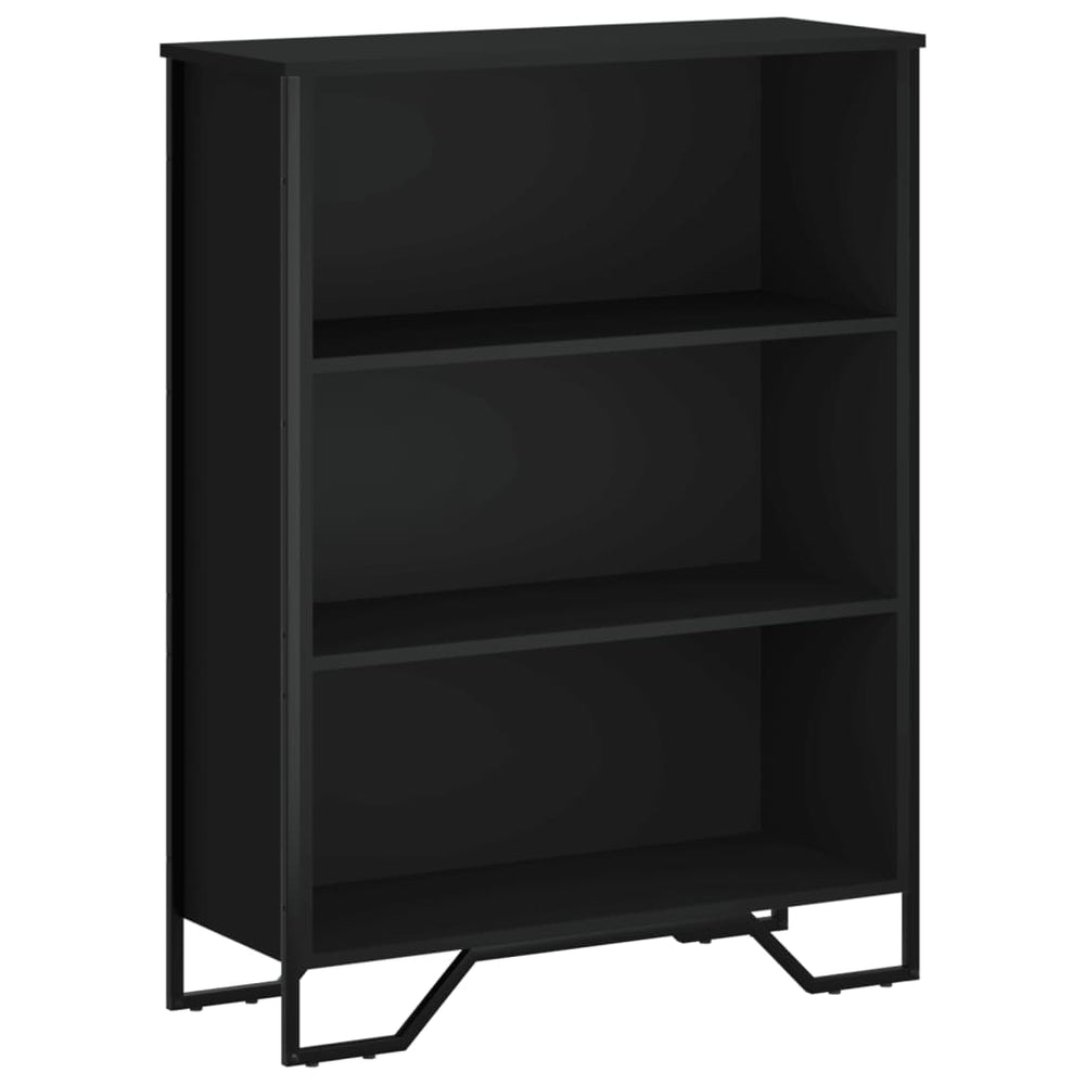vidaXL Bookshelf Black 80x31x106 cm Engineered Wood
