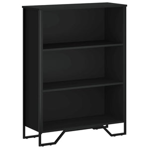 Bücherregal Schwarz 80x31x106 cm