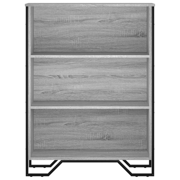 Bücherregal Grau Sonoma 80x106 cm