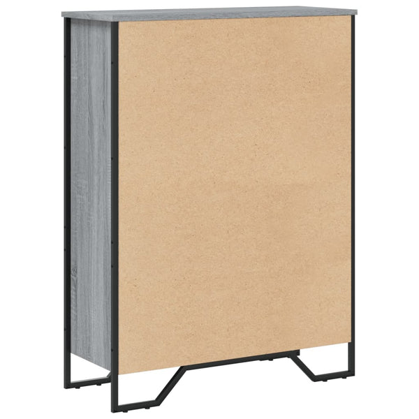 Bücherregal Grau Sonoma 80x106 cm