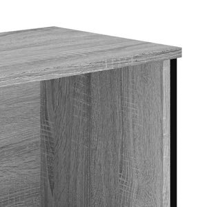 Bücherregal Grau Sonoma 80x106 cm