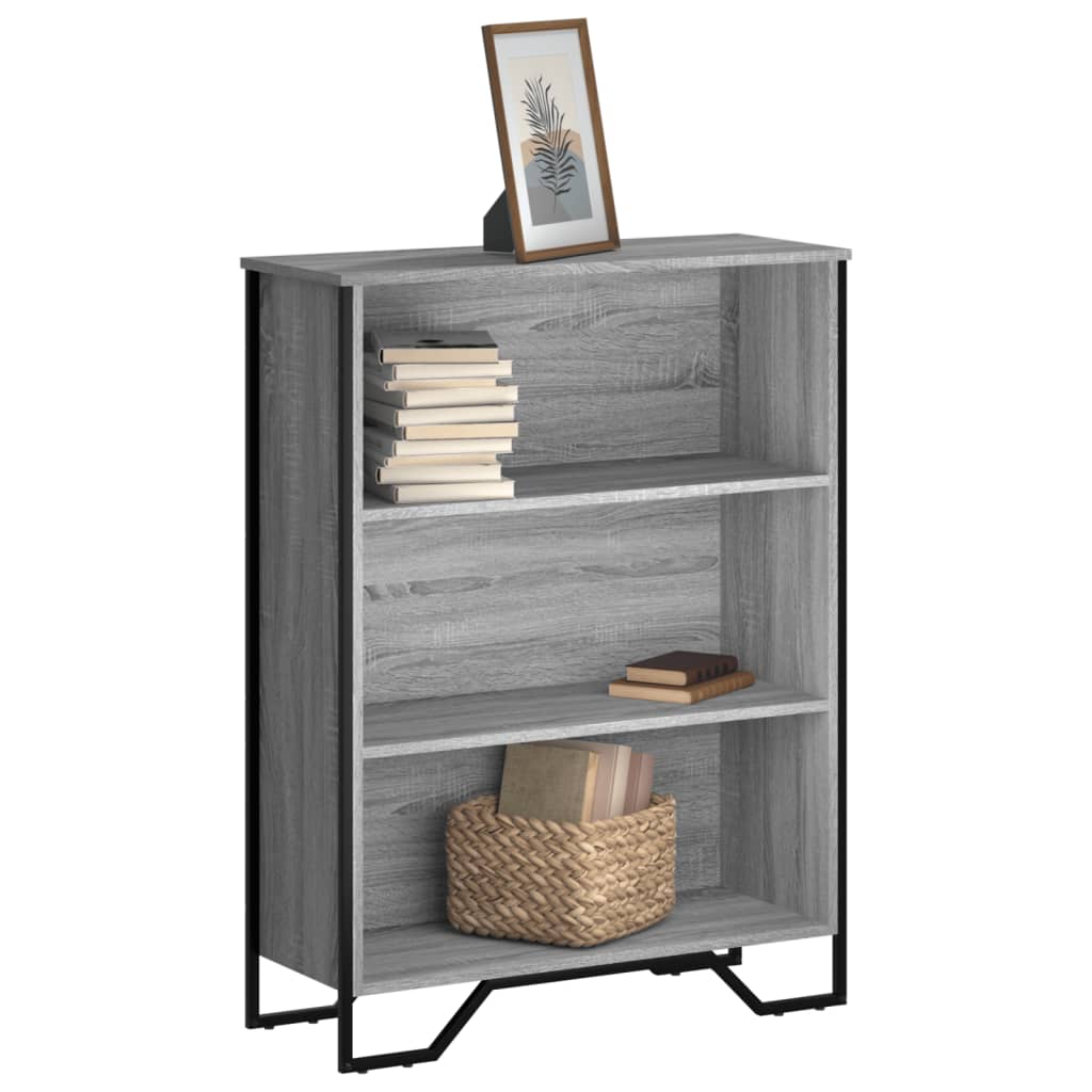 Bücherregal Grau Sonoma 80x106 cm