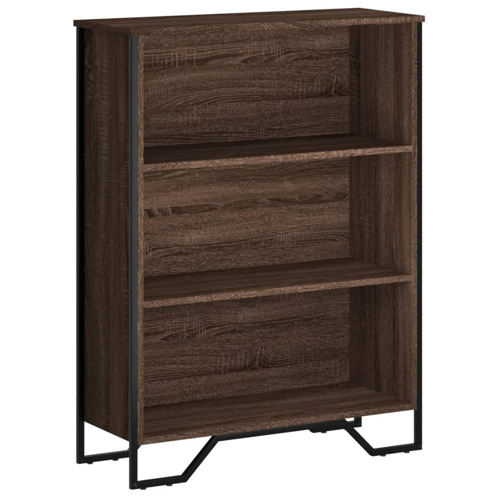 vidaXL Bookcase Brown Oak-Look 80x31x106 cm Engineered Wood