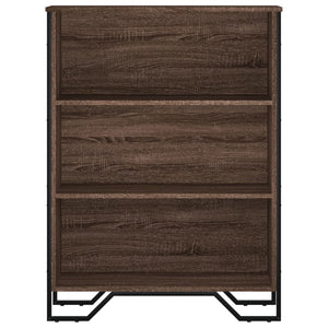 Bücherregal Braun Eichenoptik 80x106 cm