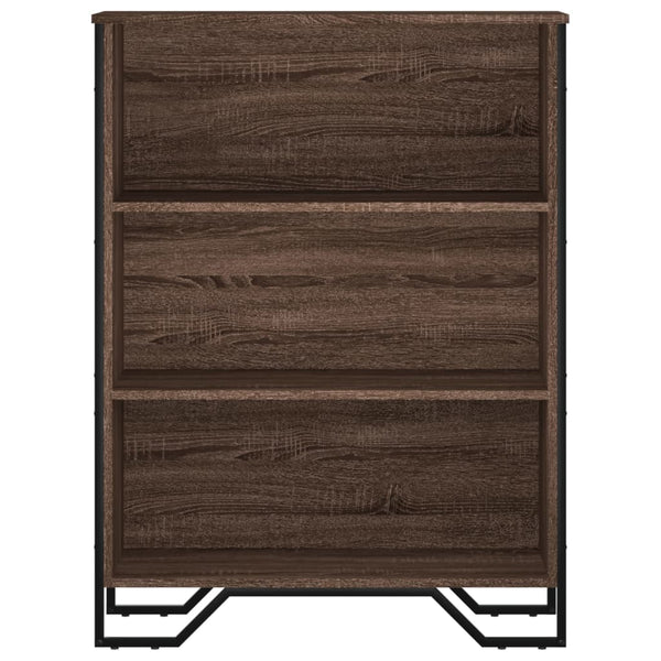 Bücherregal Braun Eichenoptik 80x106 cm