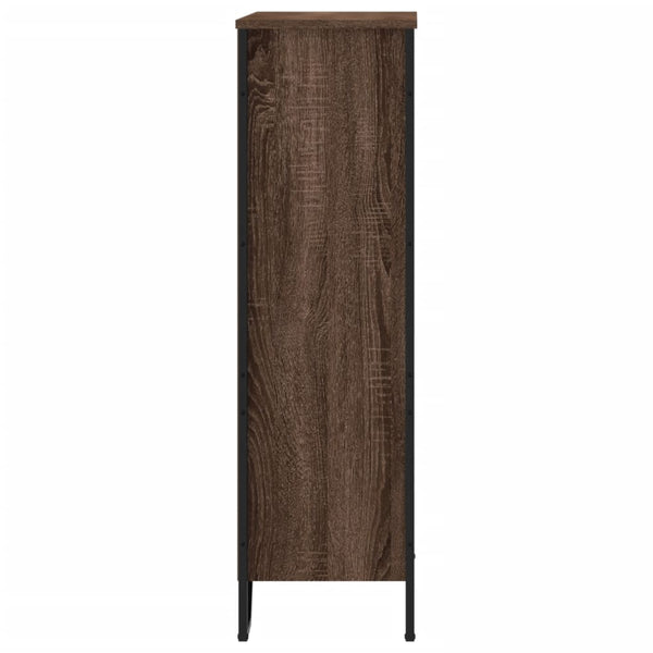 Bücherregal Braun Eichenoptik 80x106 cm