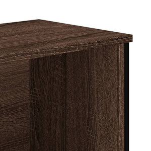 Bücherregal Braun Eichenoptik 80x106 cm