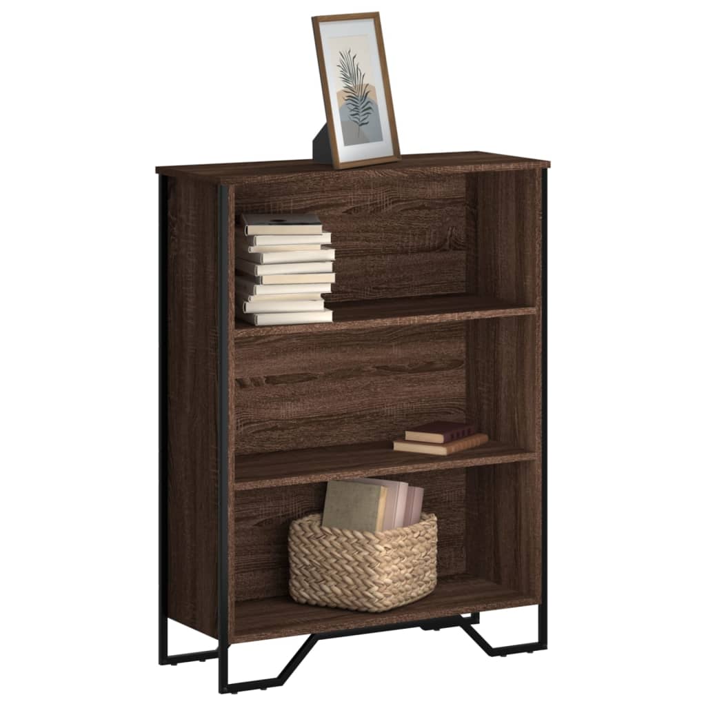 Bücherregal Braun Eichenoptik 80x106 cm
