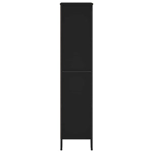 Schwarzes Bücherregal 80x31x137,5 cm