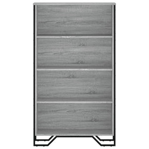 Bücherregal Grau Sonoma 80x137,5 cm