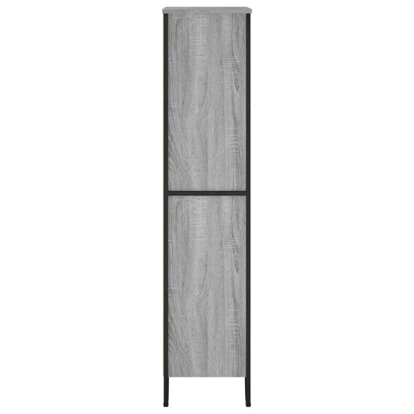 Bücherregal Grau Sonoma 80x137,5 cm