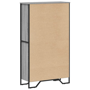 Bücherregal Grau Sonoma 80x137,5 cm
