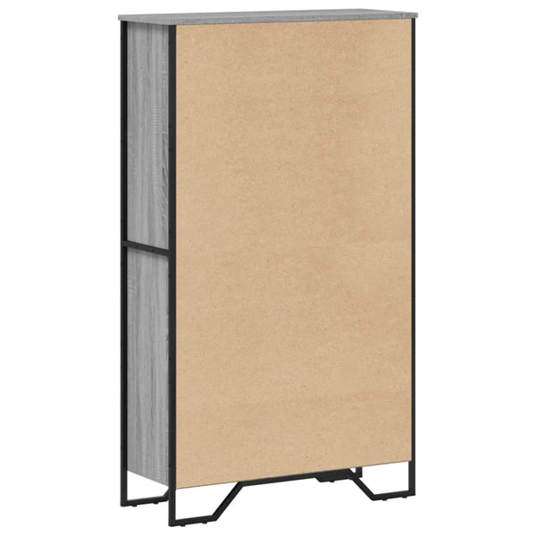 Bücherregal Grau Sonoma 80x137,5 cm