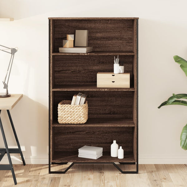 Bücherregal Braun Eichenoptik 80 cm